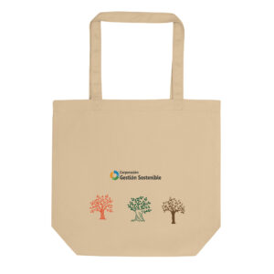 Bolsa Impacto Ecológica Reutilizable 3 Árboles | Tote Bag de Algodón 100% Sostenible